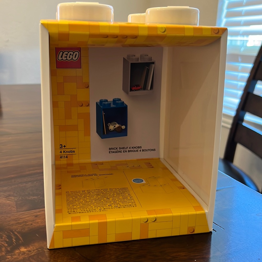 White Lego Shelf